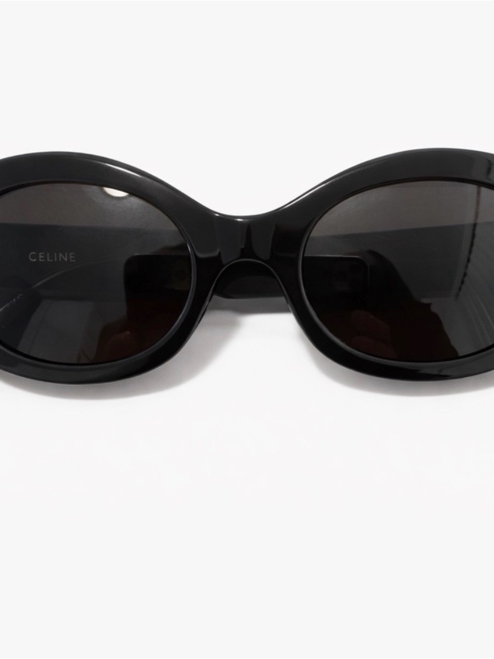 Celine Black Sunglasses with Gold Logo Case - Picture 4 of 4